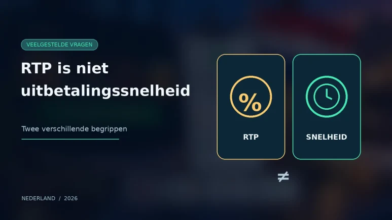 Verschil tussen RTP en uitbetalingssnelheid bij online casino's