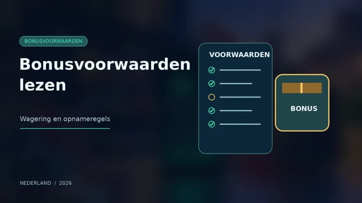 Checklist voor casino bonusvoorwaarden en wagering-eisen bij uitbetalingen